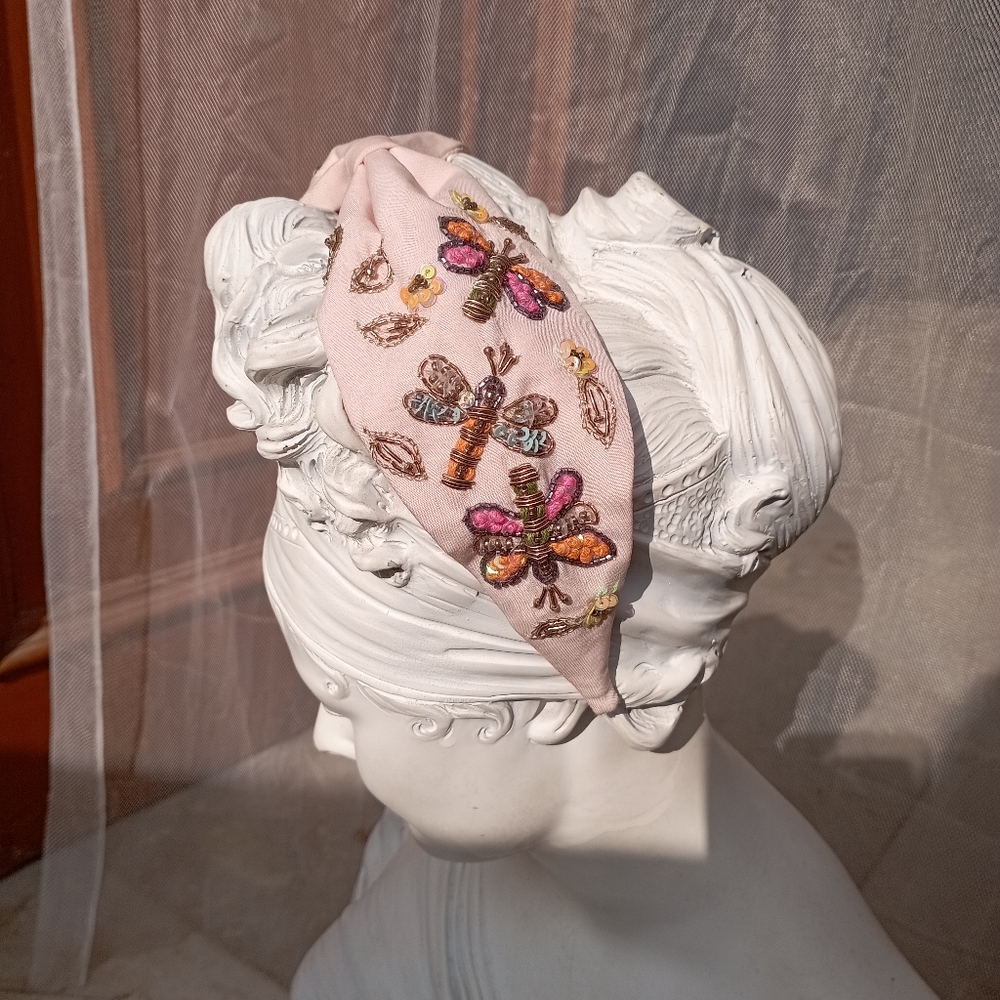 Luxury Embroidered Headband - Picture 8 of 16